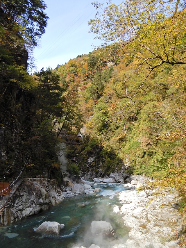 天女の湯からの景色