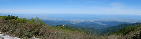 前僧ヶ岳付近から見た富山平野