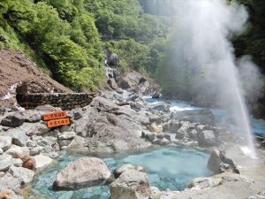 噴泉の様子