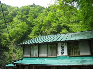 新緑の黒薙温泉旅館