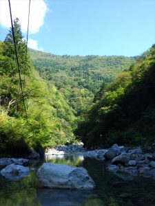 黒薙川からの景色