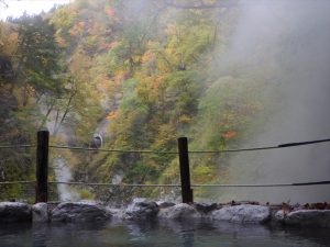 天女の湯からの景色