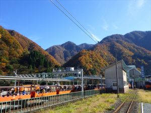 宇奈月の紅葉