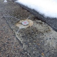 散水の融雪装置