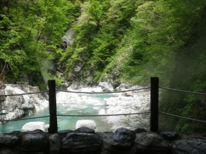 女性専用露天風呂から眺める景色